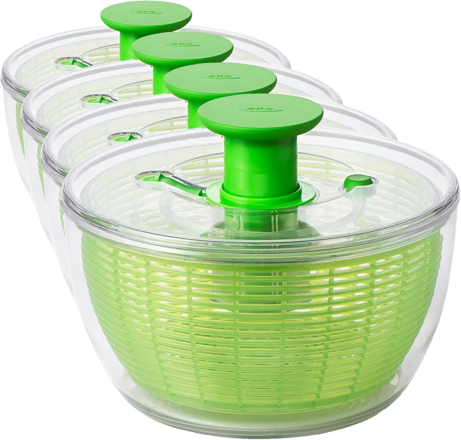 OXO Good Grips Salad Spinner | Lettuce Spinner | Fruit Washer | Fruit Washing Bowl with Strainer | Vegetable Cleaner | Salad Cleaner | Lettuce Washer | 6.22 Quart Capacity