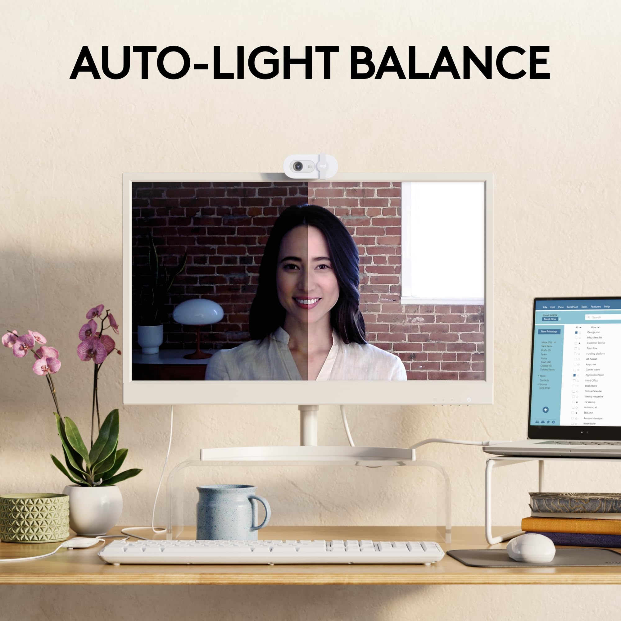 Logitech Brio 101 Full HD 1080p Webcam for Meetings, Streaming, Desktop, Laptop, PC - Built-in Mic, Shutter, Works with Zoom, Microsoft Teams, Nintendo Switch 2’s new GameChat Mode, USB-A,-Black