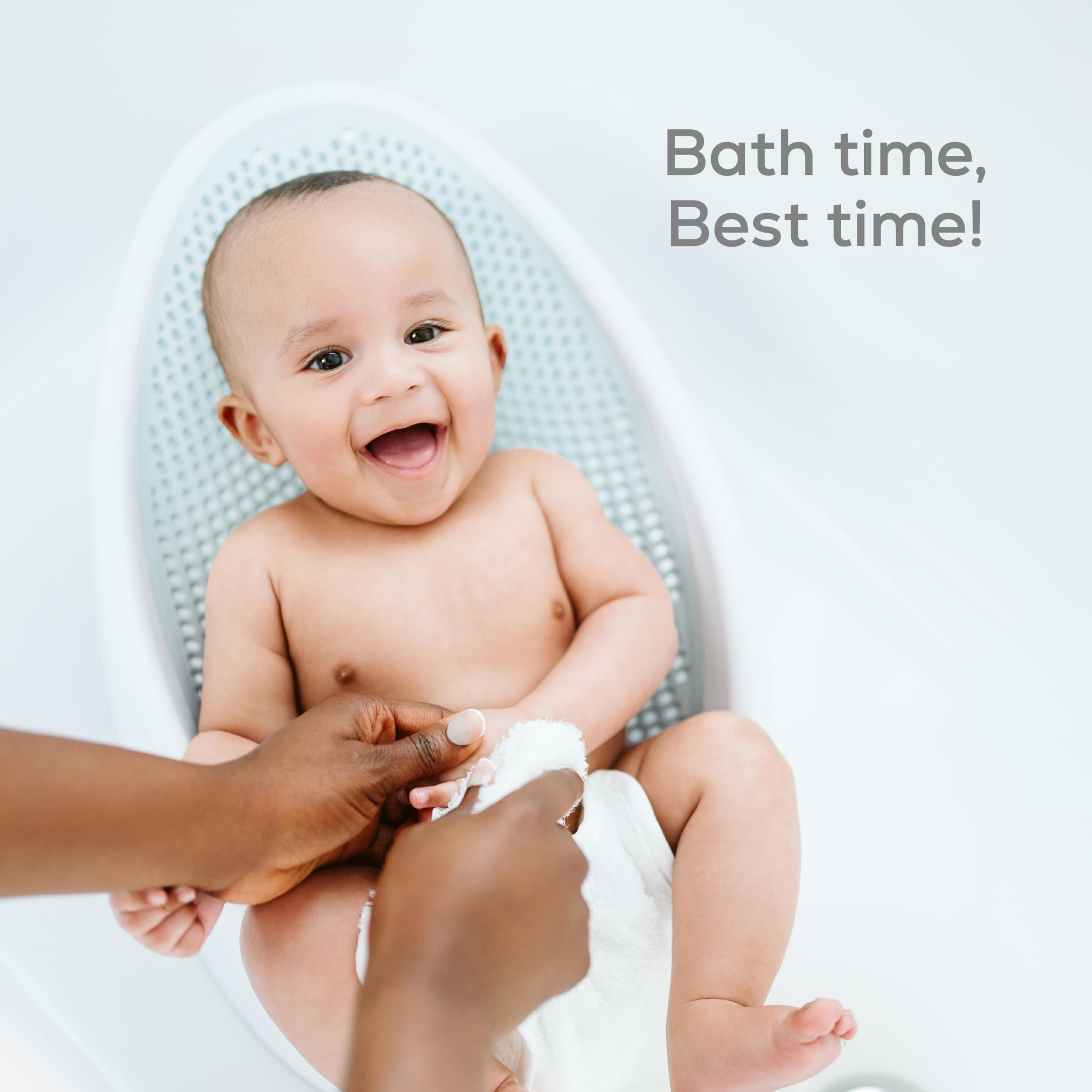 Angelcare Baby Bath Support (Gray) | Ideal for Babies Less Than 6 Months Old