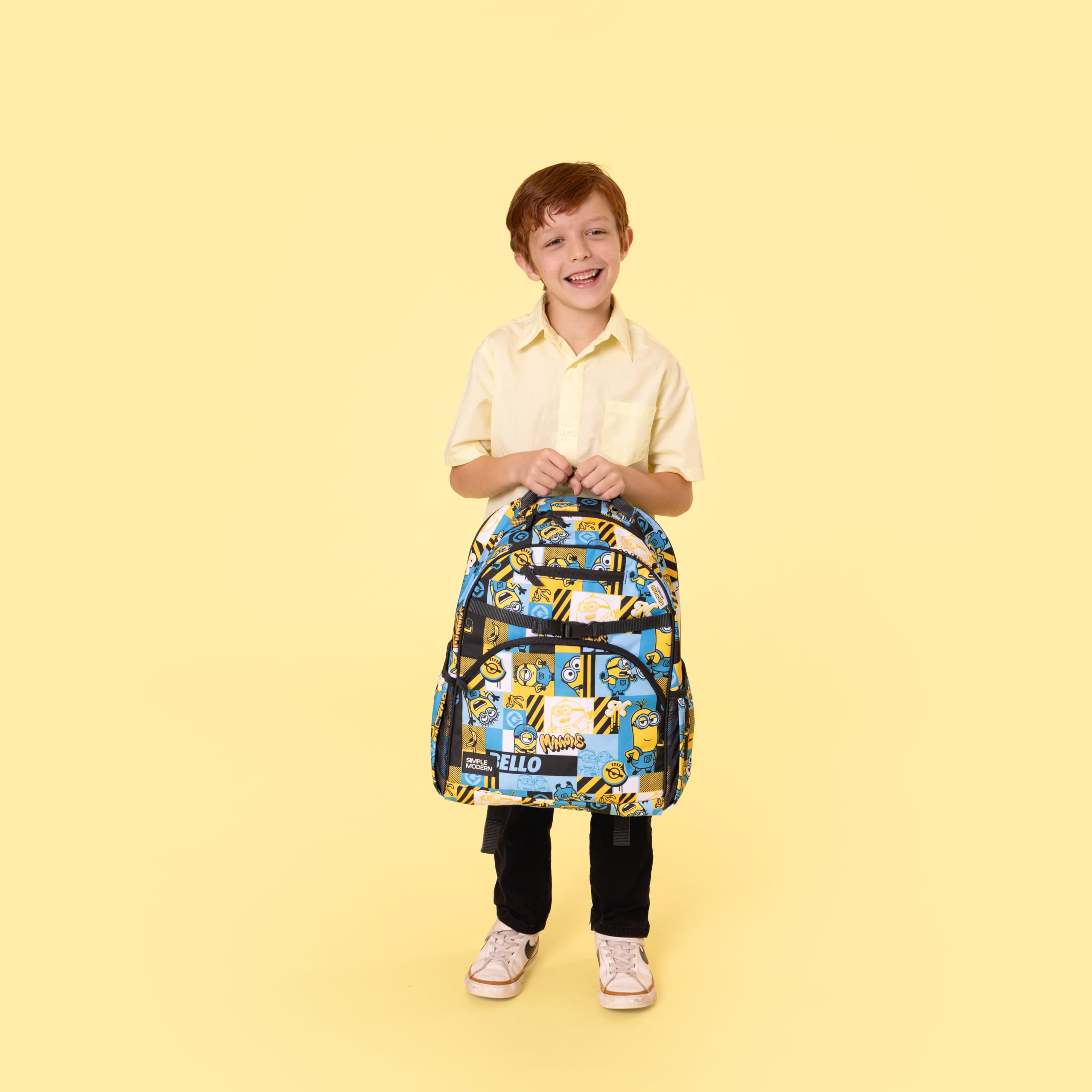 Simple Modern Medium Disney Toddler Backpack for School Girls and Boys | Kindergarten Elementary Kids Backpack | Fletcher Collection | Kids - 15" tall | Princess Rainbows