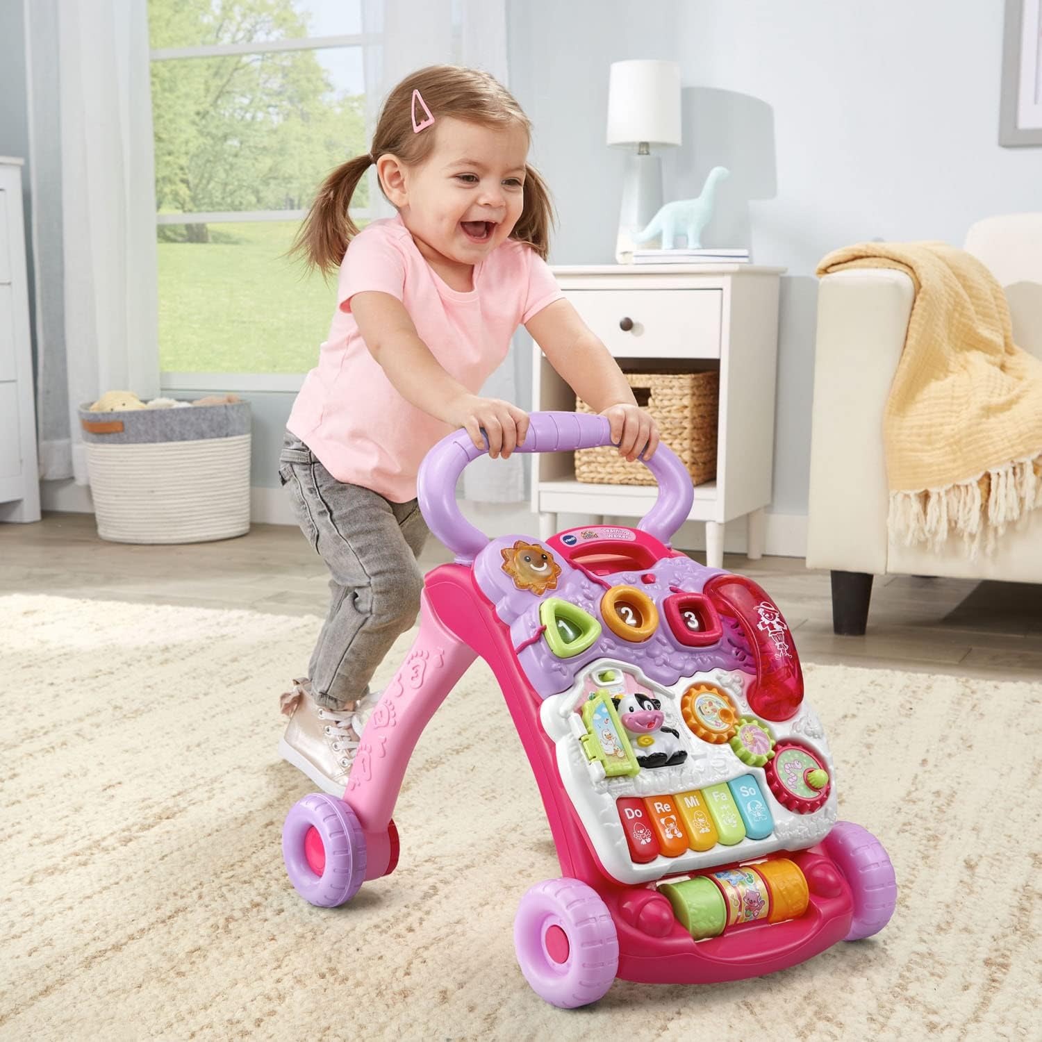 VTech Sit-to-Stand Learning Walker (Frustration Free Packaging), Blue