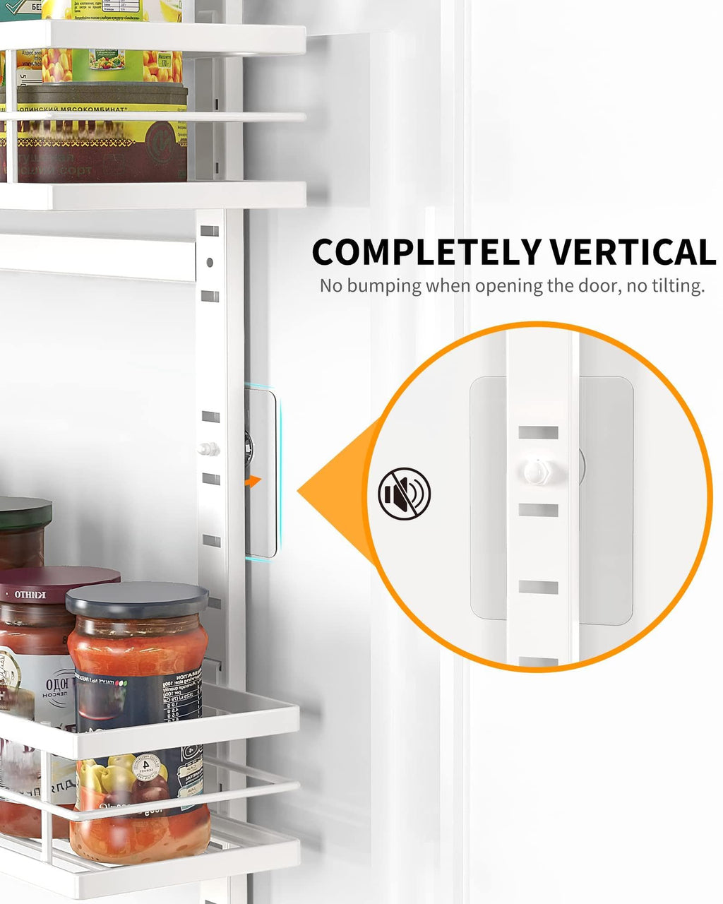 Moforoco White 9-Tier Over The Door Pantry Organizer, Pantry Organization And Storage, Metal Hanging Spice Rack Shelves Door, Home & Kitchen Essentials, Laundry Room Bathroom Organization