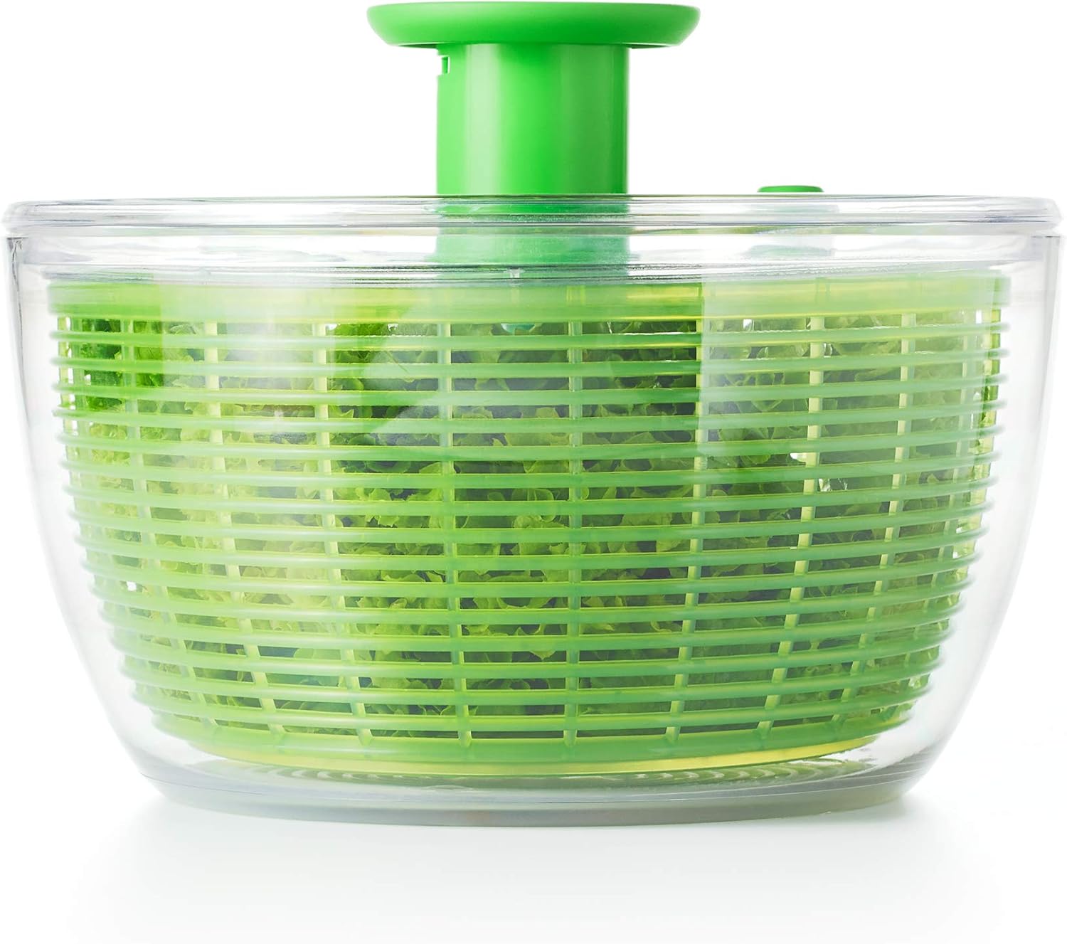 OXO Good Grips Salad Spinner | Lettuce Spinner | Fruit Washer | Fruit Washing Bowl with Strainer | Vegetable Cleaner | Salad Cleaner | Lettuce Washer | 6.22 Quart Capacity