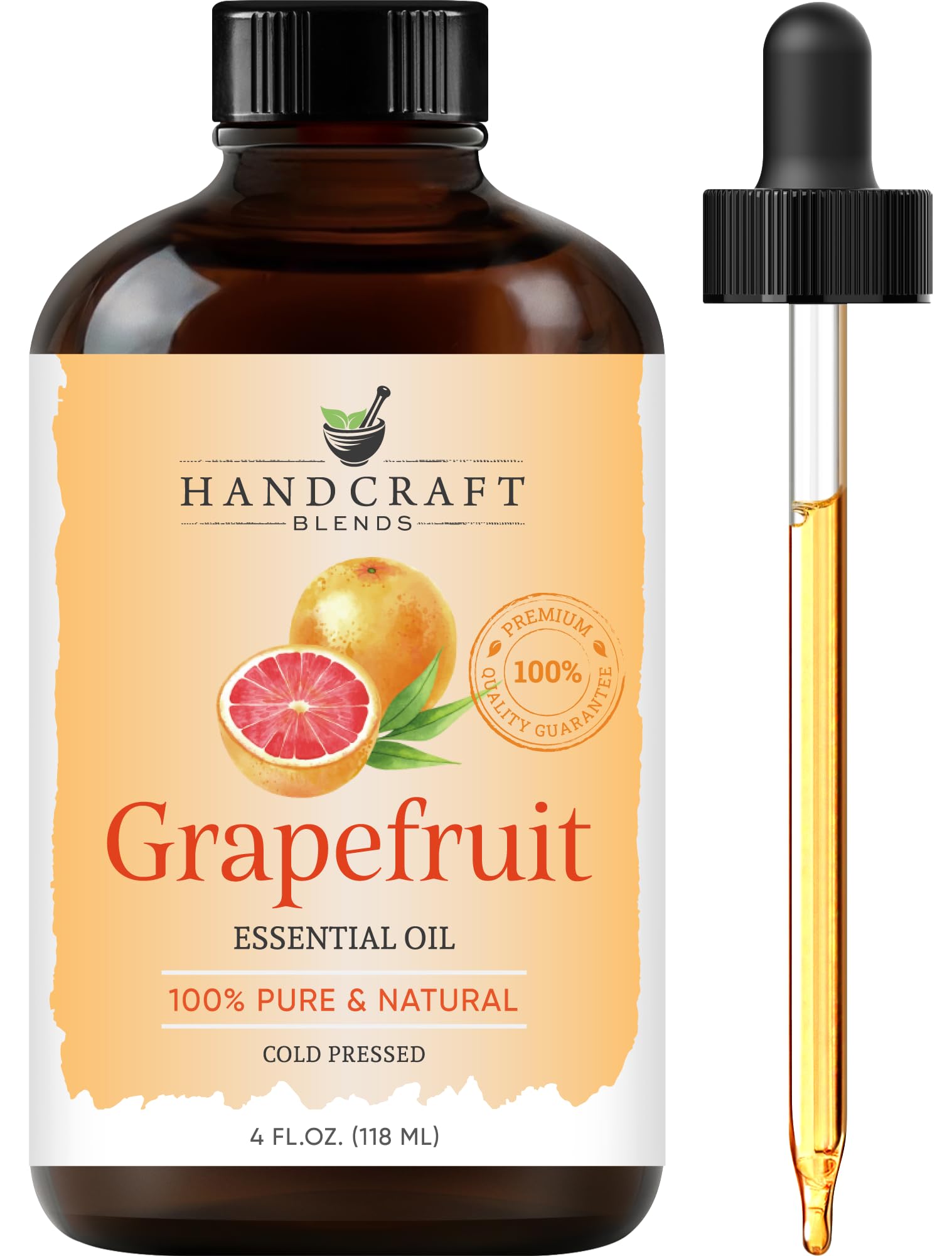 Handcraft Blends Peppermint Essential Oil – Huge 4 Fl Oz – 100% Pure and Natural – Premium Grade Essential Oil for Diffuser and Aromatherapy, Skin, Massage, Candle and Soap Making Fragrance