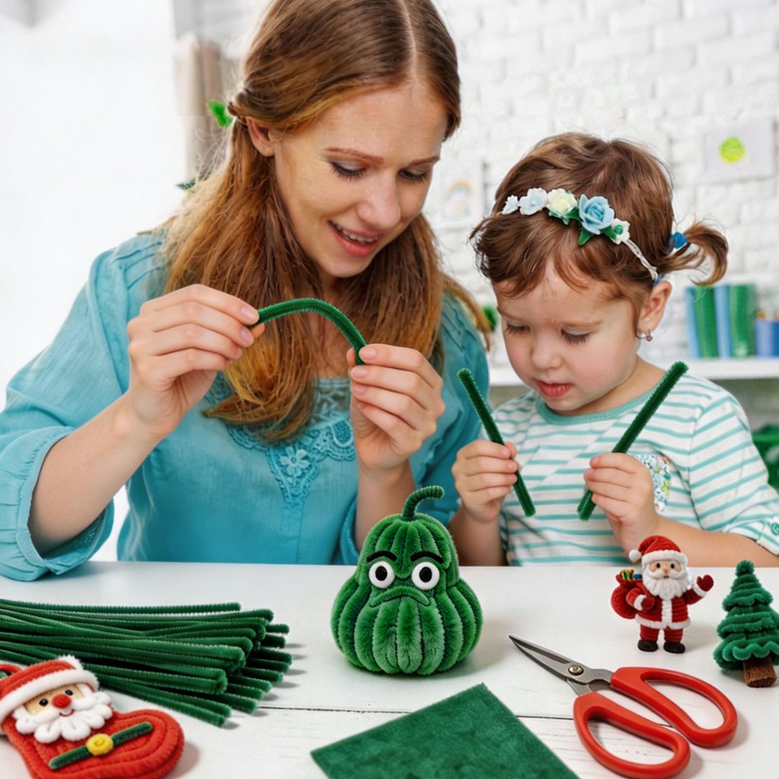 Pipe Cleaners Craft Bulk,Kids Toys & Games Gifts,200pcs Arts Crafts,Chenille Stems Art Supplies for Projects Creative DIY Room Decor,Christmas Decorations,Juegos para Niños Fidget Toys for Ages 5-7