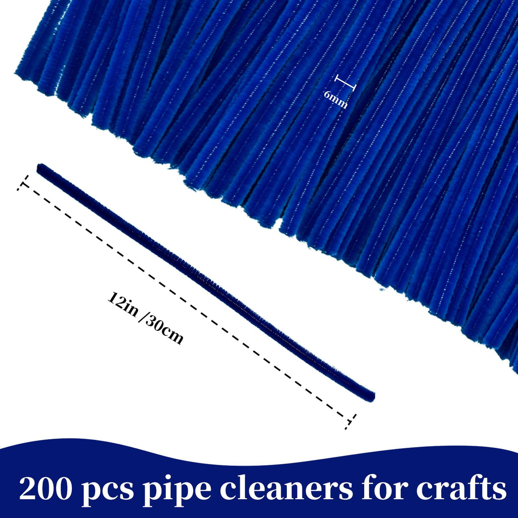 Pipe Cleaners Craft Bulk,Kids Toys & Games Gifts,200pcs Arts Crafts,Chenille Stems Art Supplies for Projects Creative DIY Room Decor,Christmas Decorations,Juegos para Niños Fidget Toys for Ages 5-7