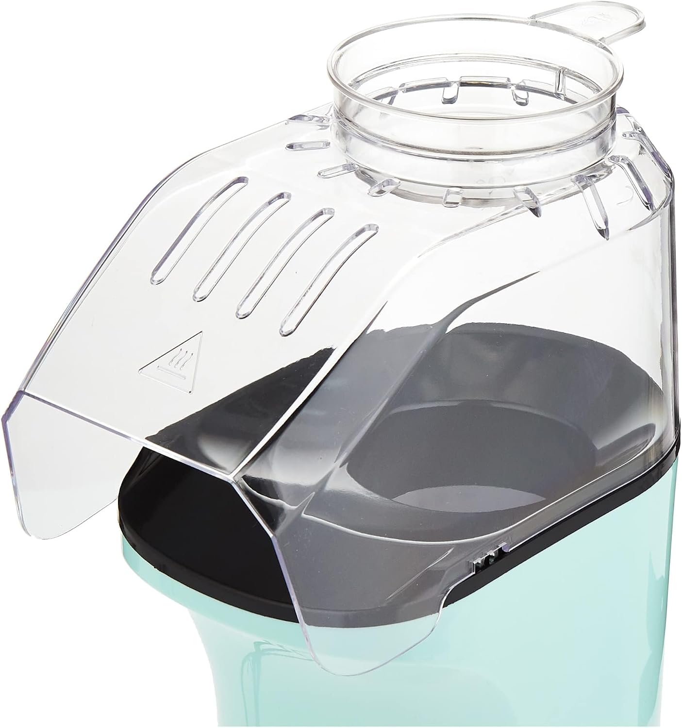 DASH Fresh Pop Popcorn Maker - Oil-Free, Air Popcorn Popper - With Measuring Cup & Recipe Guide - Perfect for Movie Nights - 16 Cups, Aqua