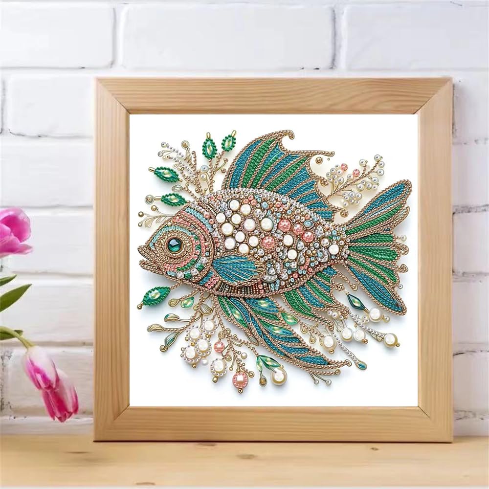 ZQEATRY Sea Turtle Animal Special Shape Diamond Art Kits for Adults,5D Diamond Painting Kits for Beginner,DIY Diamond Crystal Rhinestones Painting Kits for Home Wall Decor Gift 11.8 X 11.8inch