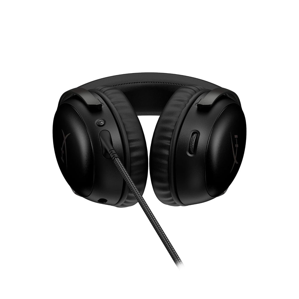 HyperX Cloud III – Wired Gaming Headset, PC, PS5, Xbox Series X|S, Angled 53mm Drivers, DTS Spatial Audio, Memory Foam, Durable Frame, Ultra-Clear 10mm Mic, USB-C, USB-A, 3.5mm – Black/Red