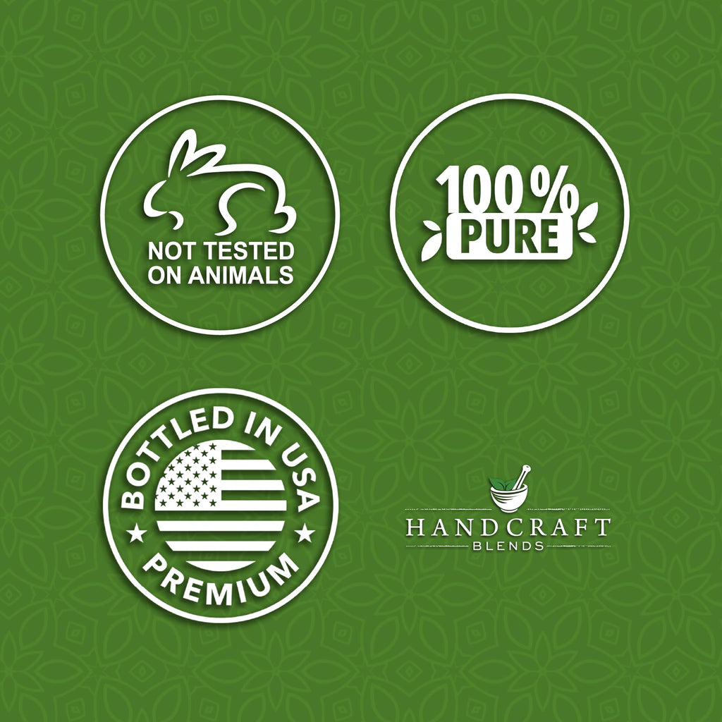 Handcraft Blends Peppermint Essential Oil – Huge 4 Fl Oz – 100% Pure and Natural – Premium Grade Essential Oil for Diffuser and Aromatherapy, Skin, Massage, Candle and Soap Making Fragrance