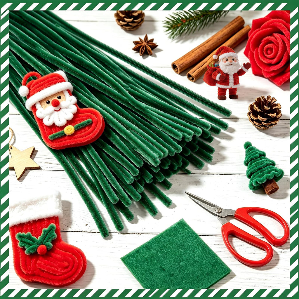 Pipe Cleaners Craft Bulk,Kids Toys & Games Gifts,200pcs Arts Crafts,Chenille Stems Art Supplies for Projects Creative DIY Room Decor,Christmas Decorations,Juegos para Niños Fidget Toys for Ages 5-7