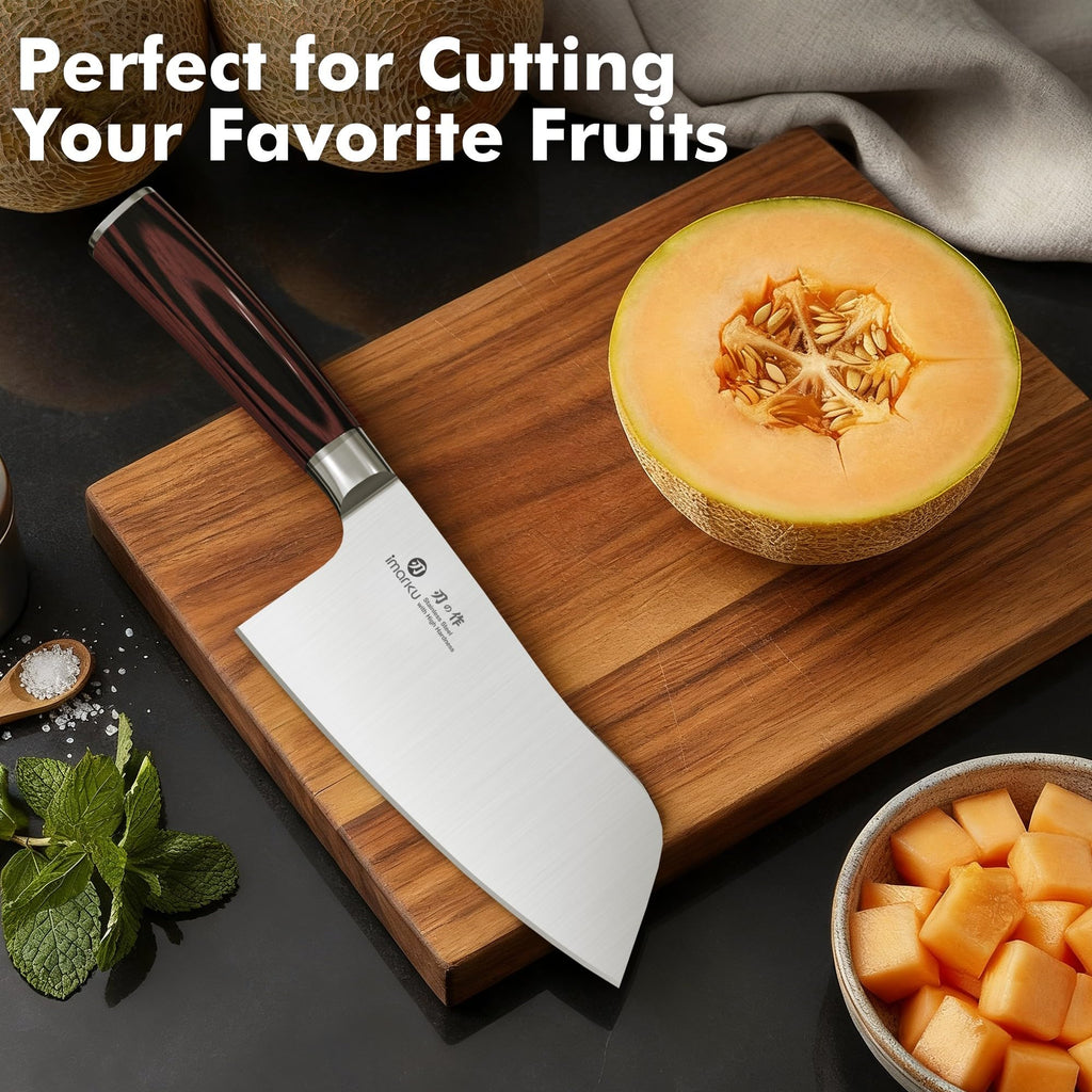 imarku Chef Knife 7 Inch Kitchen Knife Ultra Sharp Santoku Knife - High Carbon Japanese Chefs Knife, Kitchen Gadgets 2025, Apartment Essentials, Birthday Gifts for Him Her, Best Gifts for Women Men