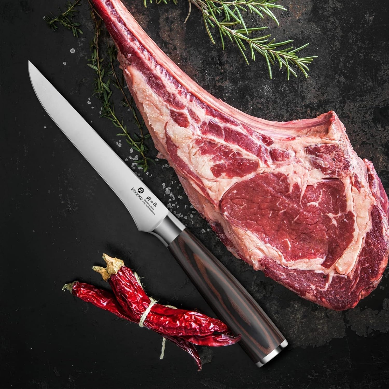 imarku Chef Knife 7 Inch Kitchen Knife Ultra Sharp Santoku Knife - High Carbon Japanese Chefs Knife, Kitchen Gadgets 2025, Apartment Essentials, Birthday Gifts for Him Her, Best Gifts for Women Men