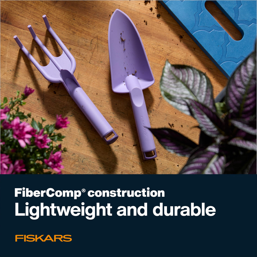 Fiskars Bypass Pruning Shears, 5/8" Cut Capacity Gardening Scissors, Self-Cleaning Sap Groove Prevents Sticking, Non-Slip Grip for Cutting Stems & Branches, Sharp Steel Blades w/ Low-Friction Coating