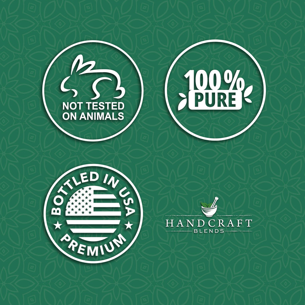 Handcraft Blends Peppermint Essential Oil – Huge 4 Fl Oz – 100% Pure and Natural – Premium Grade Essential Oil for Diffuser and Aromatherapy, Skin, Massage, Candle and Soap Making Fragrance