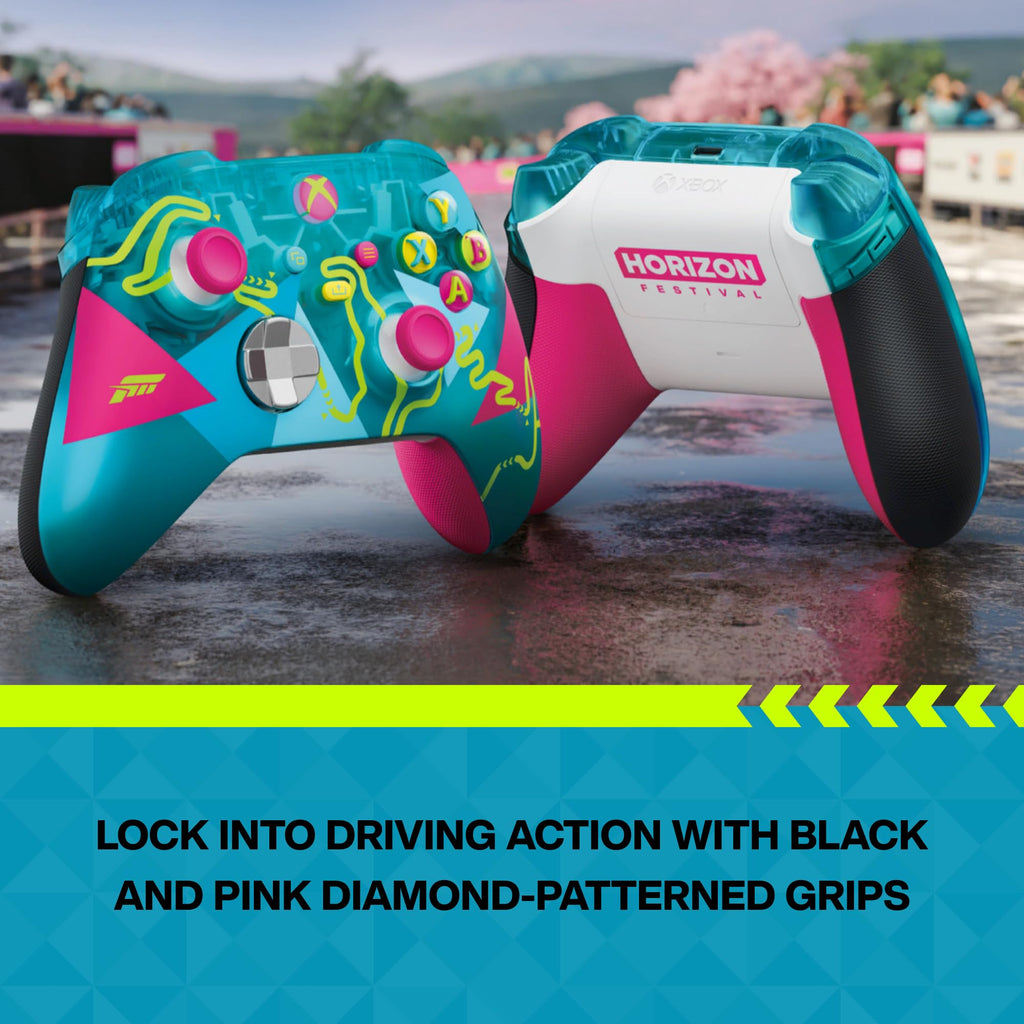 Xbox Wireless Gaming Controller | Shock Blue | Console, PC, & Android | Textured Grip | Wireless, Bluetooth, USB-C Connectivity