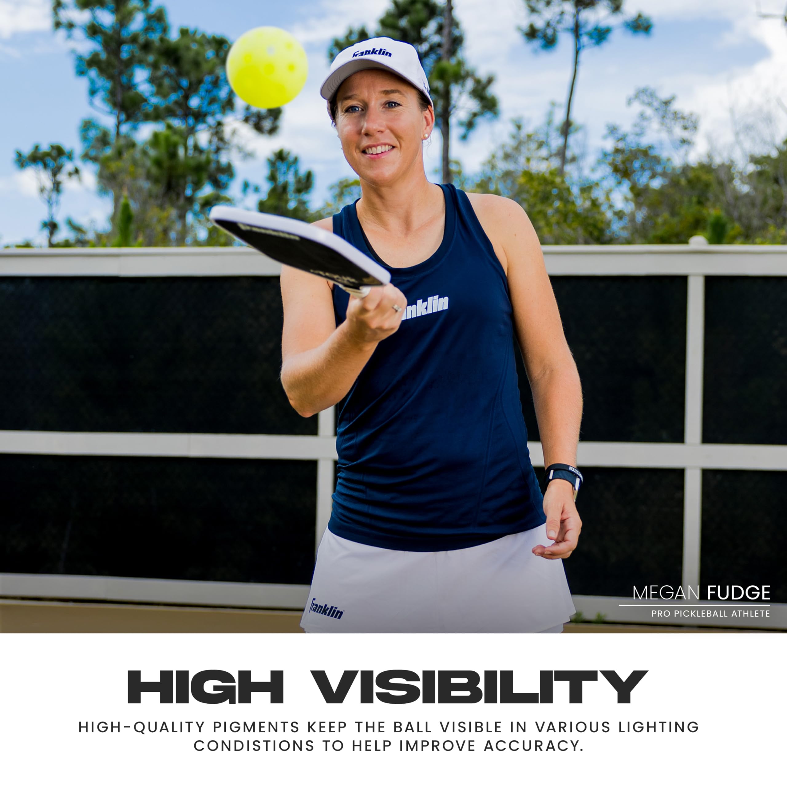 Franklin Sports X-40 Outdoor Pickleballs - Official Ball of USA Pickleball, APP Tour + US Open - Regulation Size