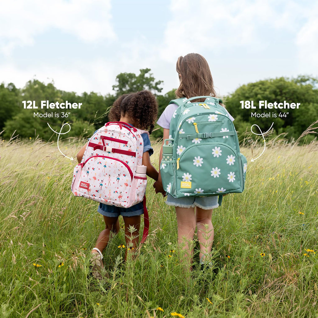 Simple Modern Medium Disney Toddler Backpack for School Girls and Boys | Kindergarten Elementary Kids Backpack | Fletcher Collection | Kids - 15" tall | Princess Rainbows