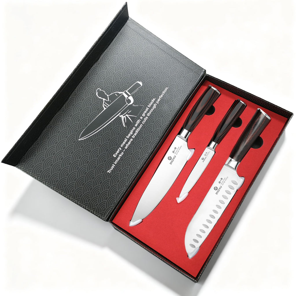 imarku Chef Knife 7 Inch Kitchen Knife Ultra Sharp Santoku Knife - High Carbon Japanese Chefs Knife, Kitchen Gadgets 2025, Apartment Essentials, Birthday Gifts for Him Her, Best Gifts for Women Men