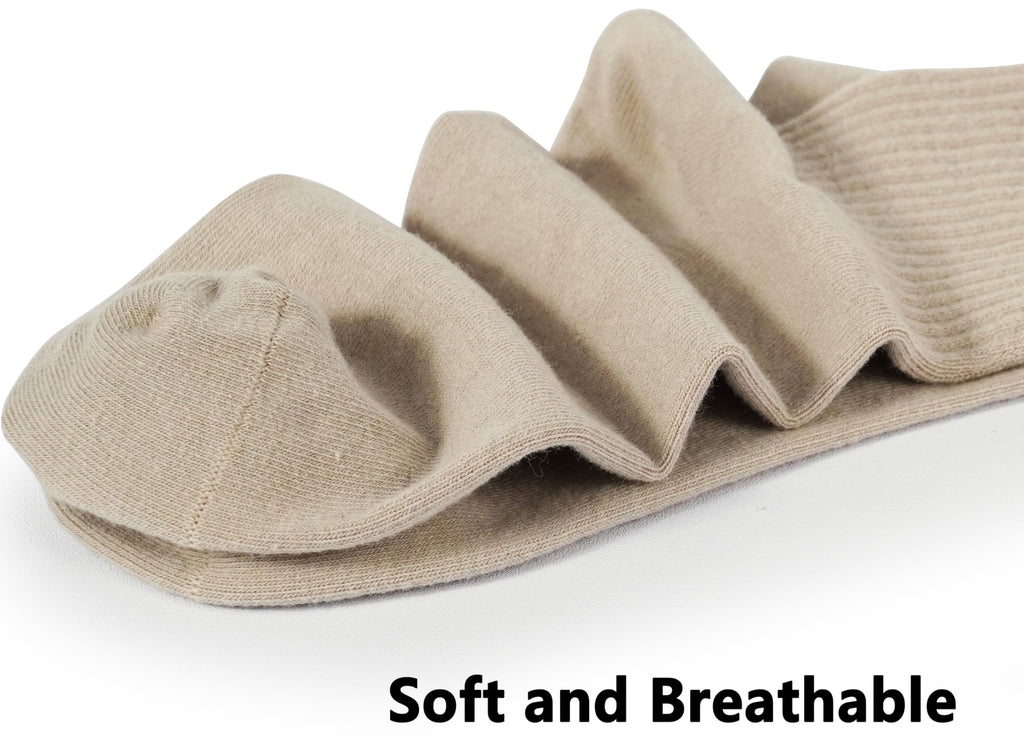 BomKinta Women Casual Calf Socks - Cute Cotton Crew Socks - Soft Above Ankle Sock Gifts 6 Pairs Size 5-10