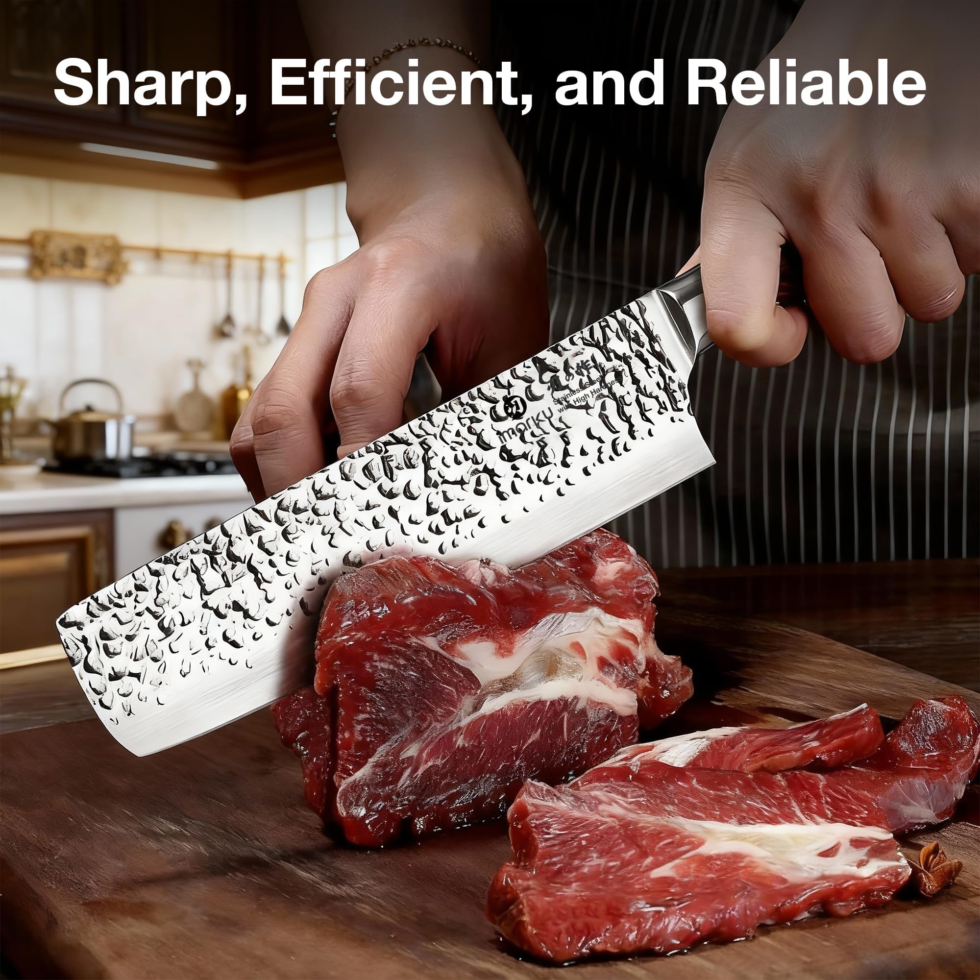 imarku Chef Knife 7 Inch Kitchen Knife Ultra Sharp Santoku Knife - High Carbon Japanese Chefs Knife, Kitchen Gadgets 2025, Apartment Essentials, Birthday Gifts for Him Her, Best Gifts for Women Men