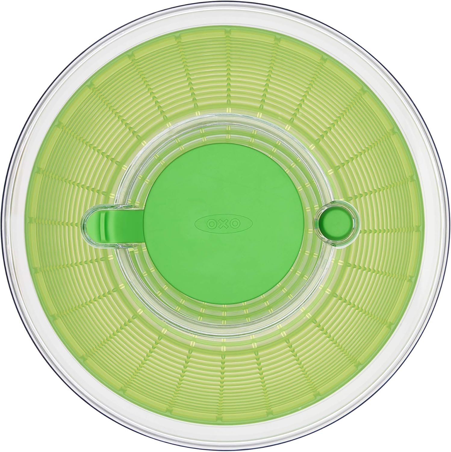 OXO Good Grips Salad Spinner | Lettuce Spinner | Fruit Washer | Fruit Washing Bowl with Strainer | Vegetable Cleaner | Salad Cleaner | Lettuce Washer | 6.22 Quart Capacity