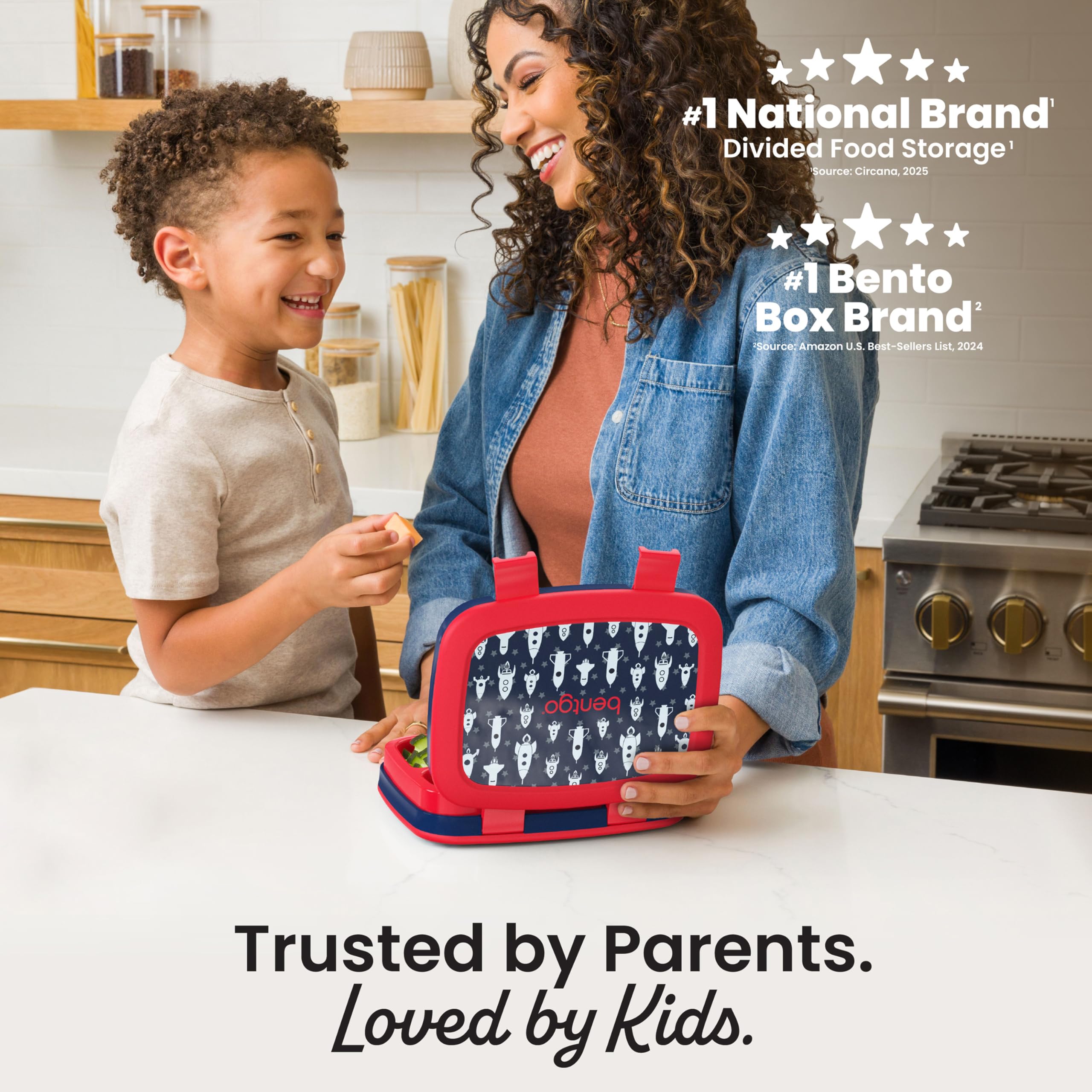 Bentgo Kids Prints Leak-Proof, 5-Compartment Bento-Style Kids Lunch Box - Ideal Portion Sizes for Ages 3-7, Durable, Drop-Proof, Dishwasher Safe, & PFAS & BPA-Free Materials (Unicorn)