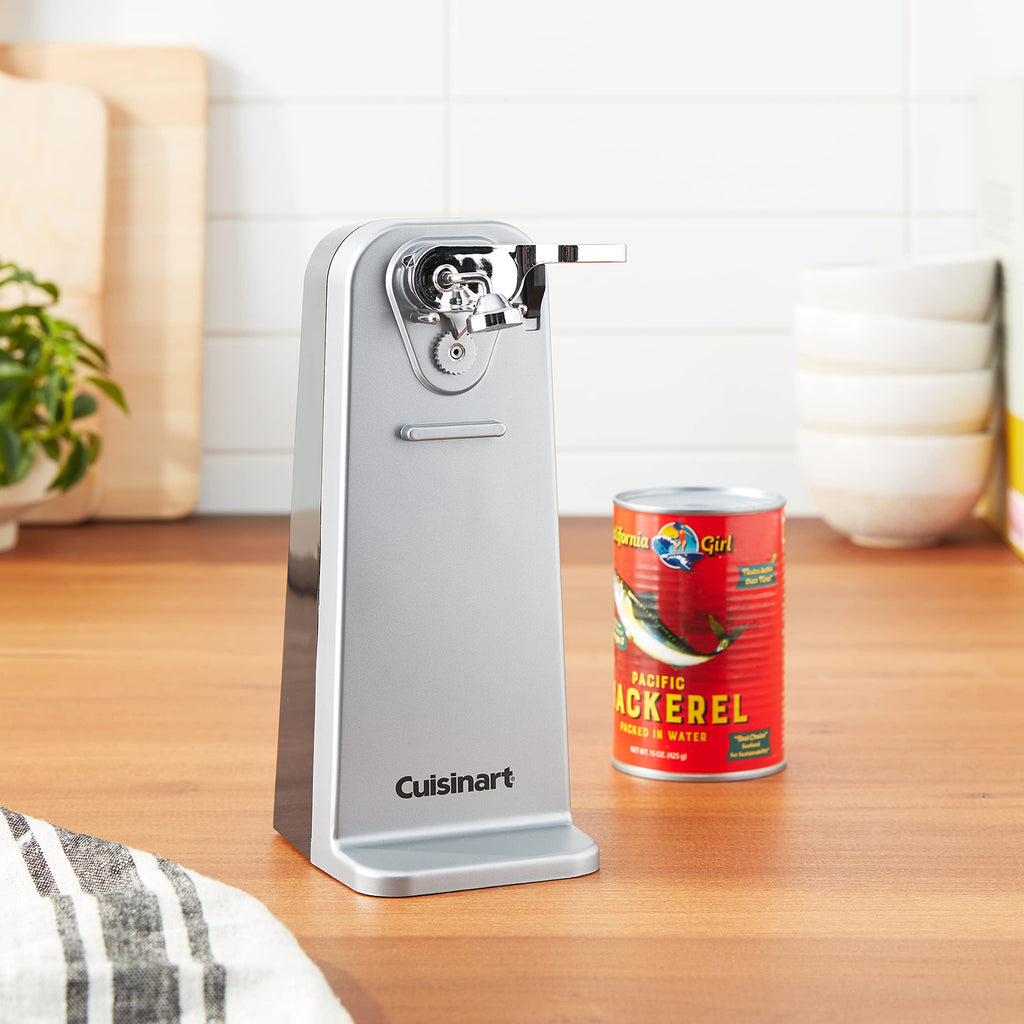 Cuisinart Can Opener with One-Touch Operation, Electric Can Opener for Kitchen Including Magnetic Lid Holder, Automatic Can Opener with Easy Clean Design and Nonslip Base, Black, CCO-50BKN