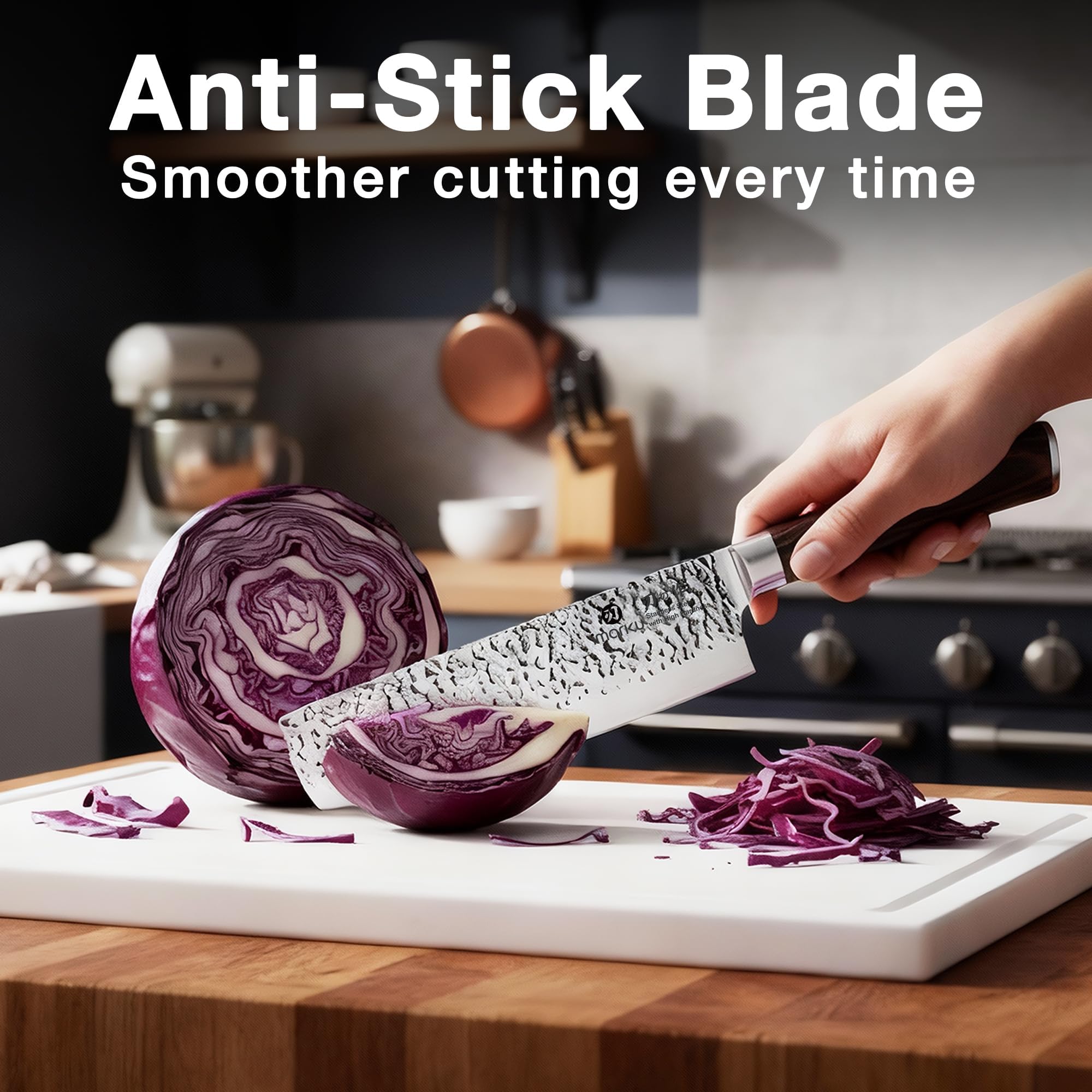 imarku Chef Knife 7 Inch Kitchen Knife Ultra Sharp Santoku Knife - High Carbon Japanese Chefs Knife, Kitchen Gadgets 2025, Apartment Essentials, Birthday Gifts for Him Her, Best Gifts for Women Men