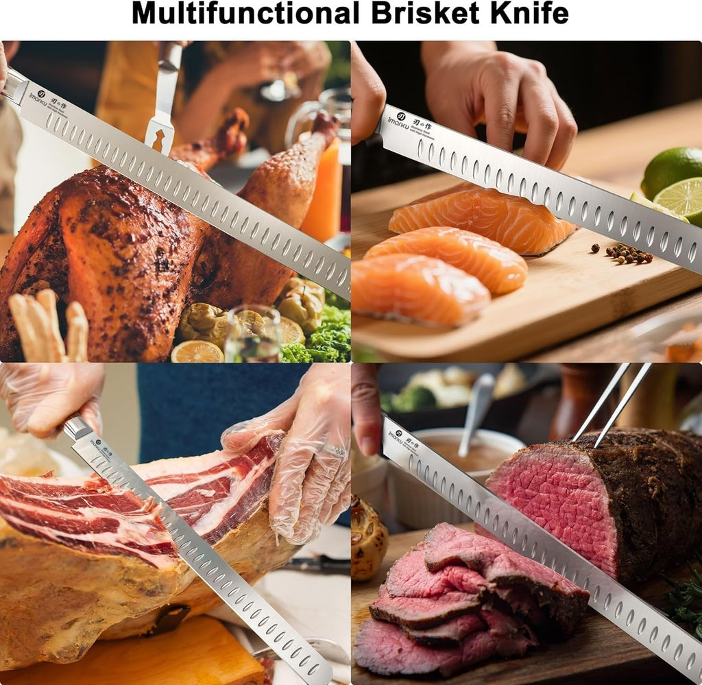 imarku Chef Knife 7 Inch Kitchen Knife Ultra Sharp Santoku Knife - High Carbon Japanese Chefs Knife, Kitchen Gadgets 2025, Apartment Essentials, Birthday Gifts for Him Her, Best Gifts for Women Men