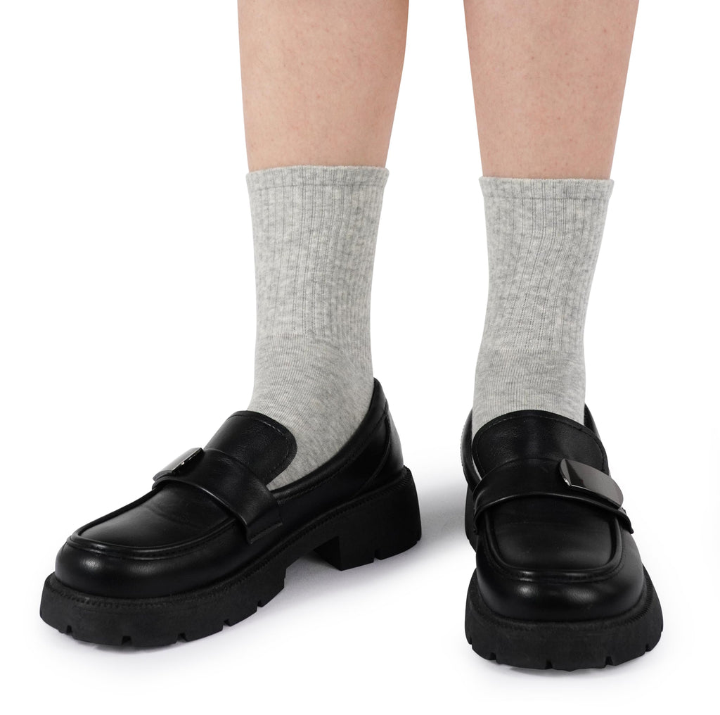 BomKinta Women Casual Calf Socks - Cute Cotton Crew Socks - Soft Above Ankle Sock Gifts 6 Pairs Size 5-10