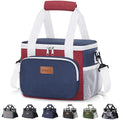 Lifewit Medium Lunch Bag, Insulated Lunch Box, Soft Cooler Cooling Tote for Adult Men Women, Black 12-Can (9L)