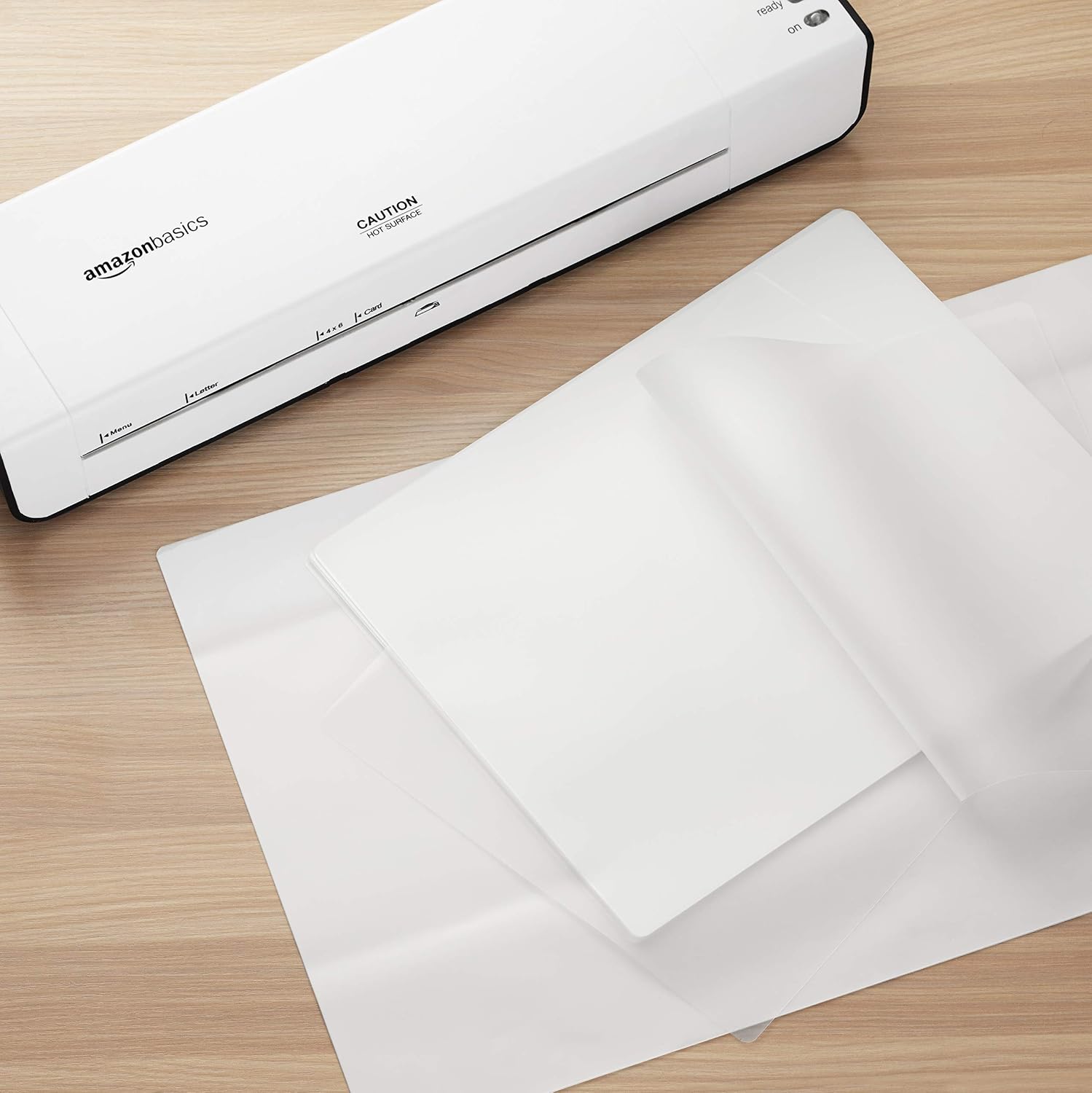 Amazon Basics Clear Thermal Laminating Sheets for Documents and Photos, 9 x 11.5-Inch, 2.8 mil, 200-Pack