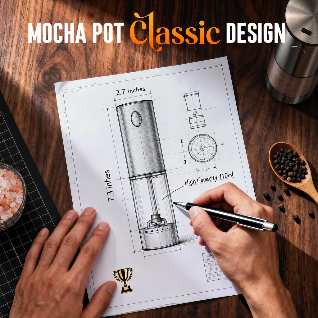 Electric Salt and Pepper Grinder Set Automatic Battery Pepper Mill Shakers Adjustable Coarseness Upgraded Larger Capacity with Led Home and Kitchen Appliances Birthday Gifts for Women Men
