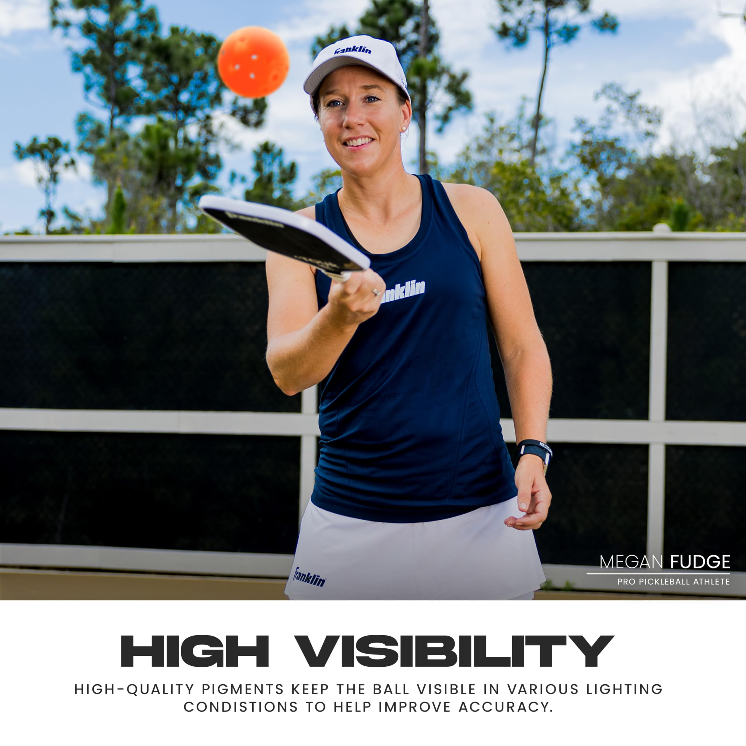 Franklin Sports X-40 Outdoor Pickleballs - Official Ball of USA Pickleball, APP Tour + US Open - Regulation Size