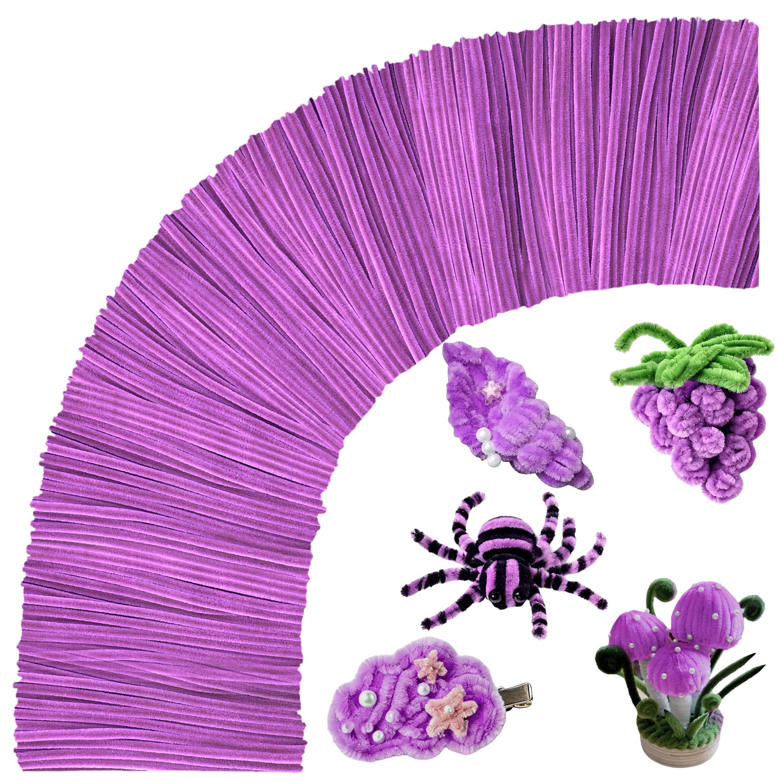 Pipe Cleaners Craft Bulk,Kids Toys & Games Gifts,200pcs Arts Crafts,Chenille Stems Art Supplies for Projects Creative DIY Room Decor,Christmas Decorations,Juegos para Niños Fidget Toys for Ages 5-7