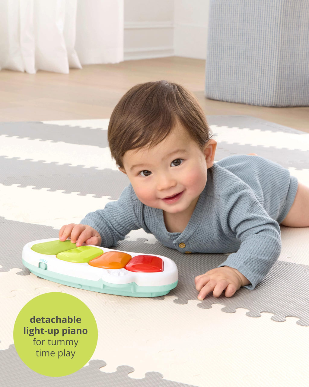 Skip Hop Baby Activity Center: Interactive Play Center with 3-Stage Grow-with-Me Functionality, 4mo+, Explore & More