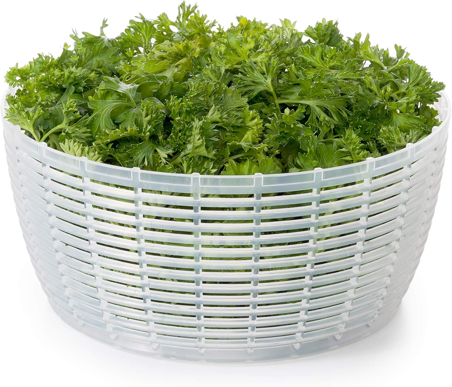 OXO Good Grips Salad Spinner | Lettuce Spinner | Fruit Washer | Fruit Washing Bowl with Strainer | Vegetable Cleaner | Salad Cleaner | Lettuce Washer | 6.22 Quart Capacity