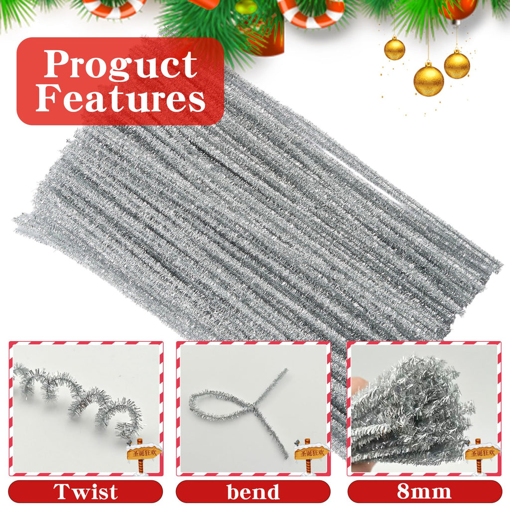 Pipe Cleaners Craft Bulk,Kids Toys & Games Gifts,200pcs Arts Crafts,Chenille Stems Art Supplies for Projects Creative DIY Room Decor,Christmas Decorations,Juegos para Niños Fidget Toys for Ages 5-7