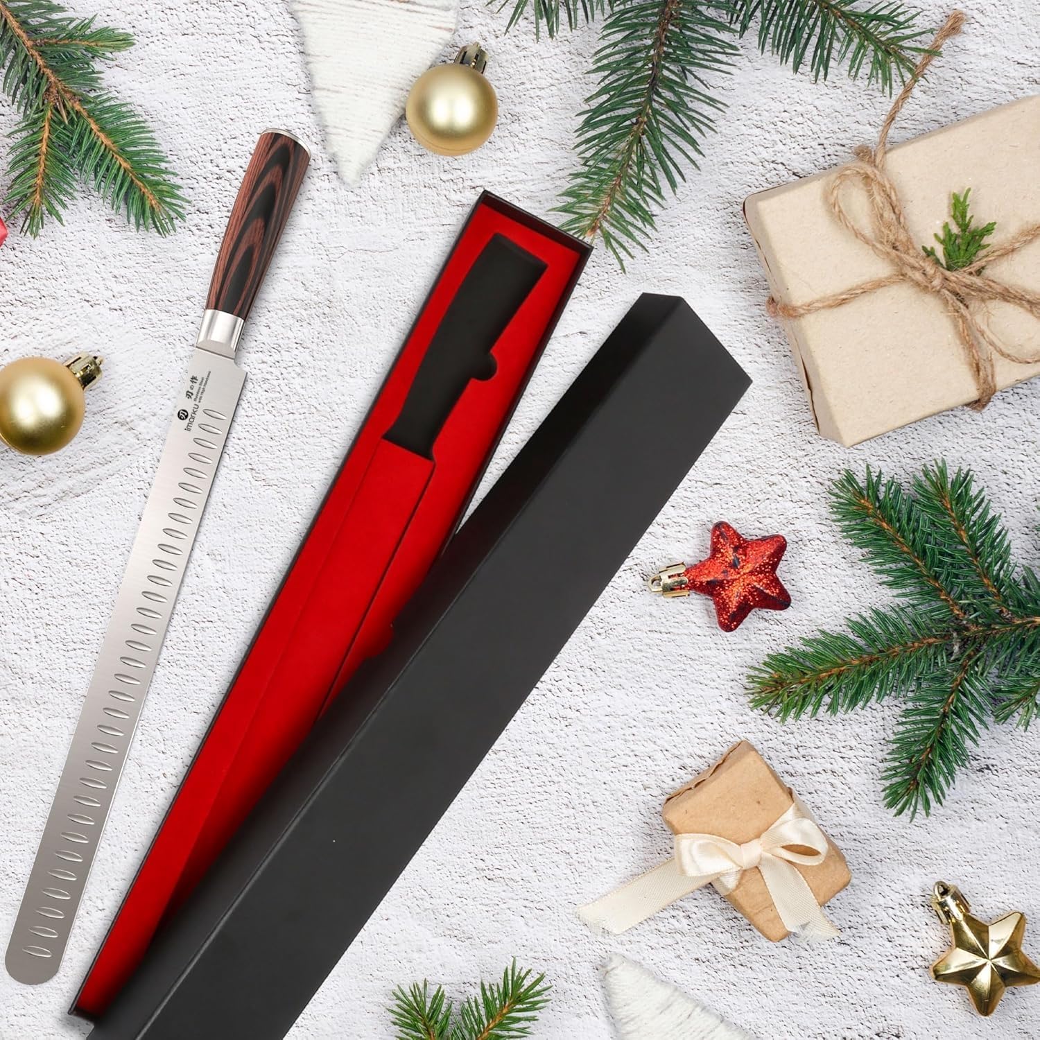 imarku Chef Knife 7 Inch Kitchen Knife Ultra Sharp Santoku Knife - High Carbon Japanese Chefs Knife, Kitchen Gadgets 2025, Apartment Essentials, Birthday Gifts for Him Her, Best Gifts for Women Men