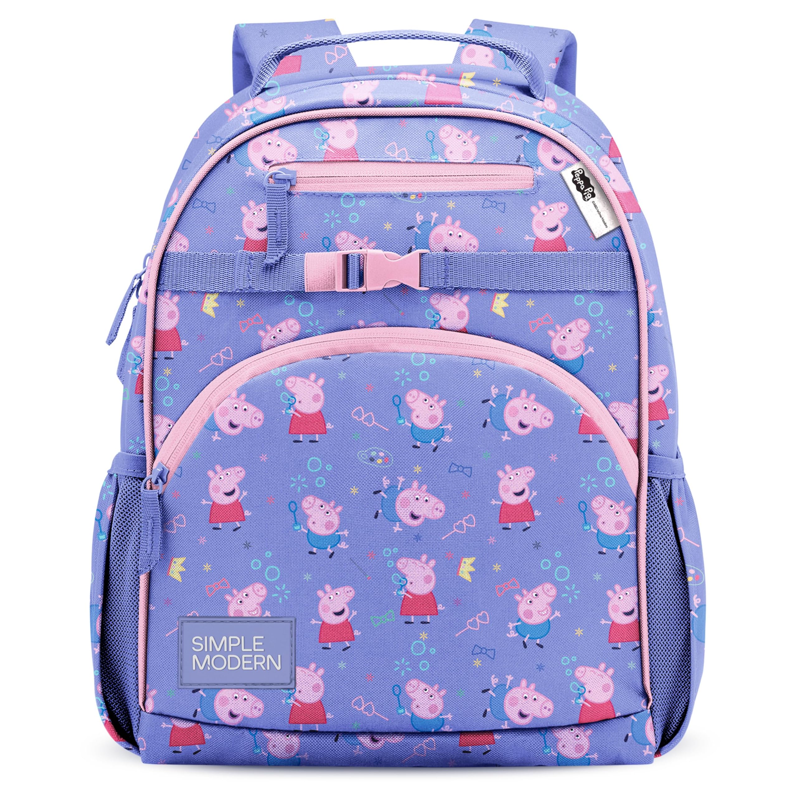 Simple Modern Medium Disney Toddler Backpack for School Girls and Boys | Kindergarten Elementary Kids Backpack | Fletcher Collection | Kids - 15" tall | Princess Rainbows