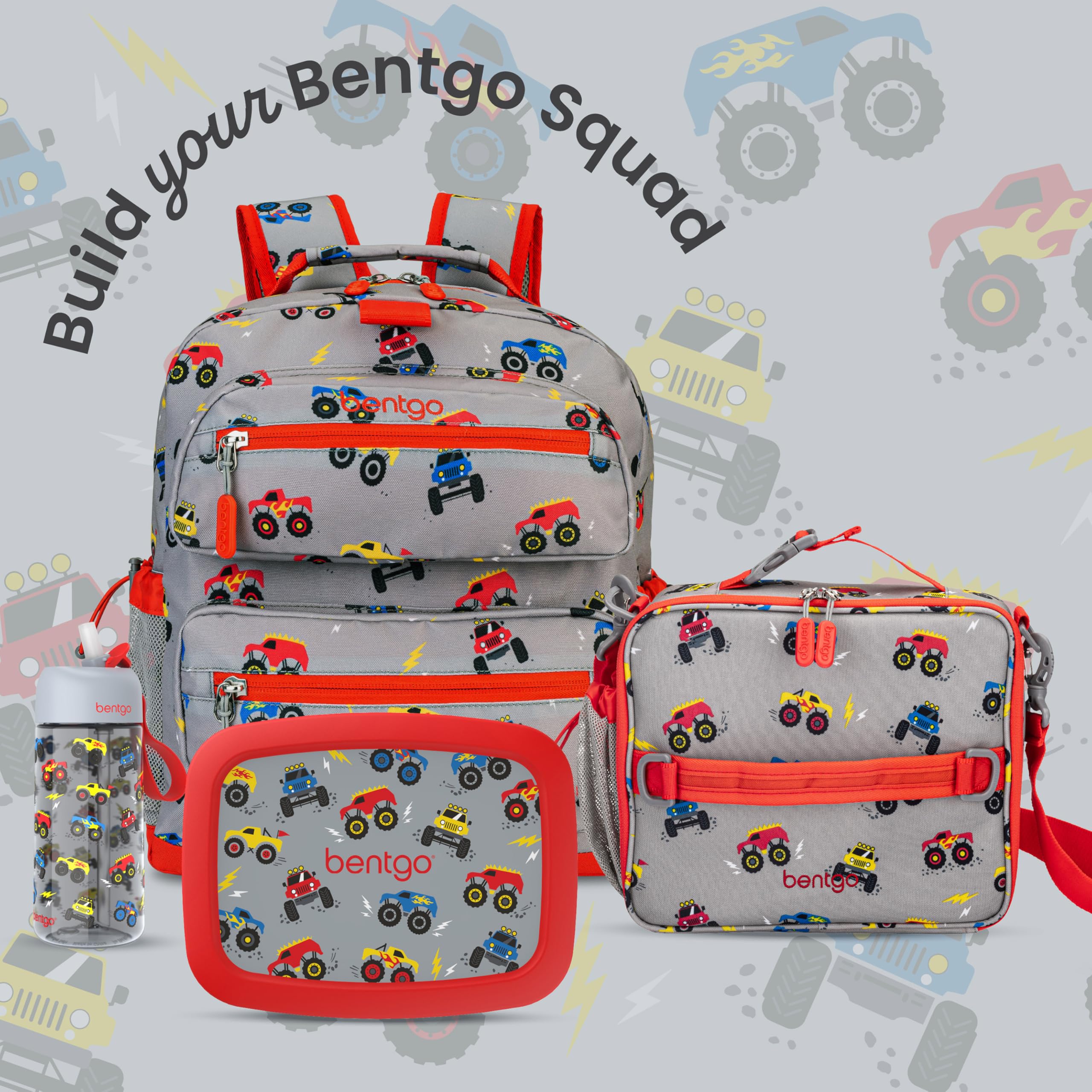 Bentgo Kids Prints Leak-Proof, 5-Compartment Bento-Style Kids Lunch Box - Ideal Portion Sizes for Ages 3-7, Durable, Drop-Proof, Dishwasher Safe, & PFAS & BPA-Free Materials (Unicorn)