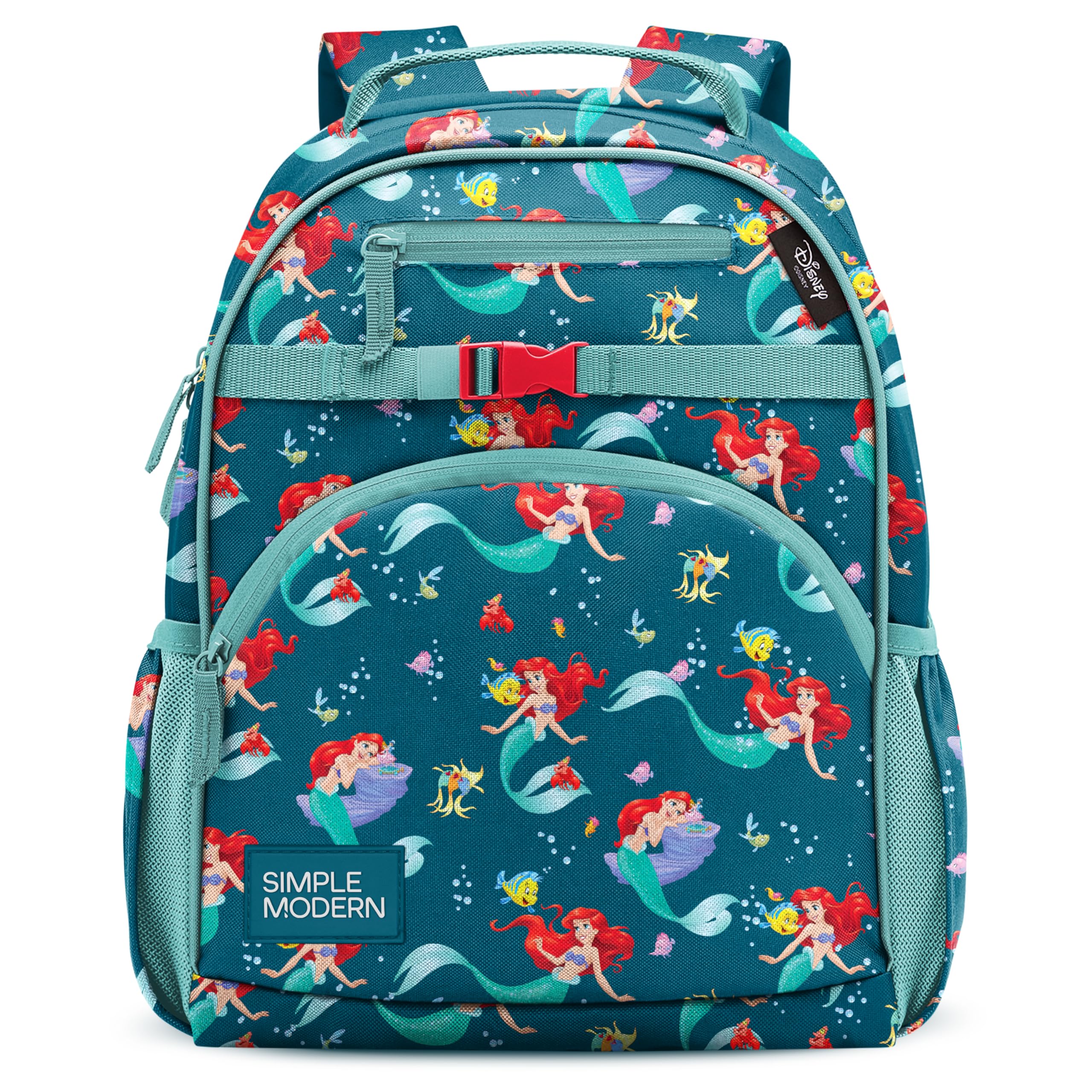 Simple Modern Medium Disney Toddler Backpack for School Girls and Boys | Kindergarten Elementary Kids Backpack | Fletcher Collection | Kids - 15" tall | Princess Rainbows