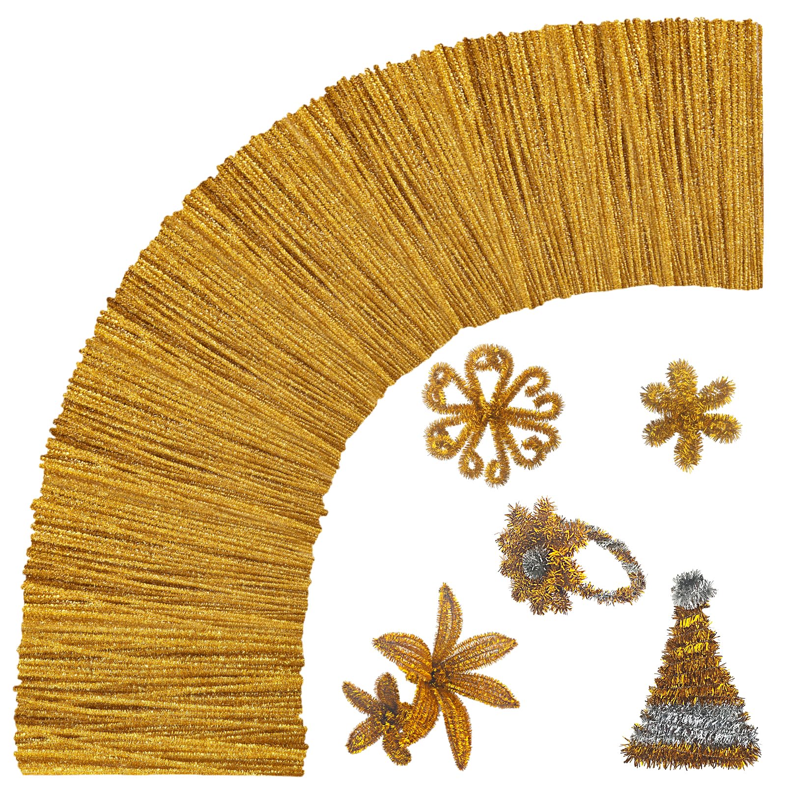 Pipe Cleaners Craft Bulk,Kids Toys & Games Gifts,200pcs Arts Crafts,Chenille Stems Art Supplies for Projects Creative DIY Room Decor,Christmas Decorations,Juegos para Niños Fidget Toys for Ages 5-7