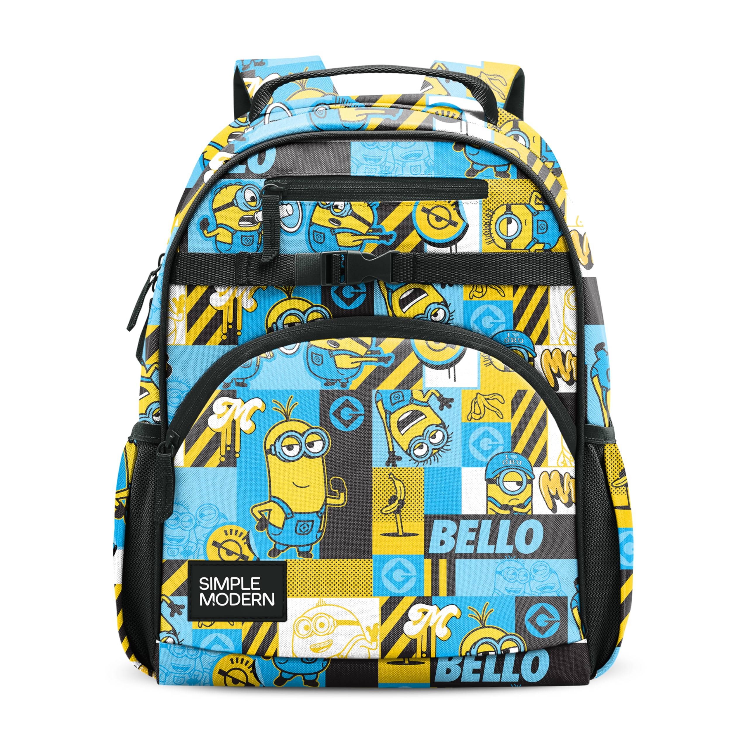 Simple Modern Medium Disney Toddler Backpack for School Girls and Boys | Kindergarten Elementary Kids Backpack | Fletcher Collection | Kids - 15" tall | Princess Rainbows