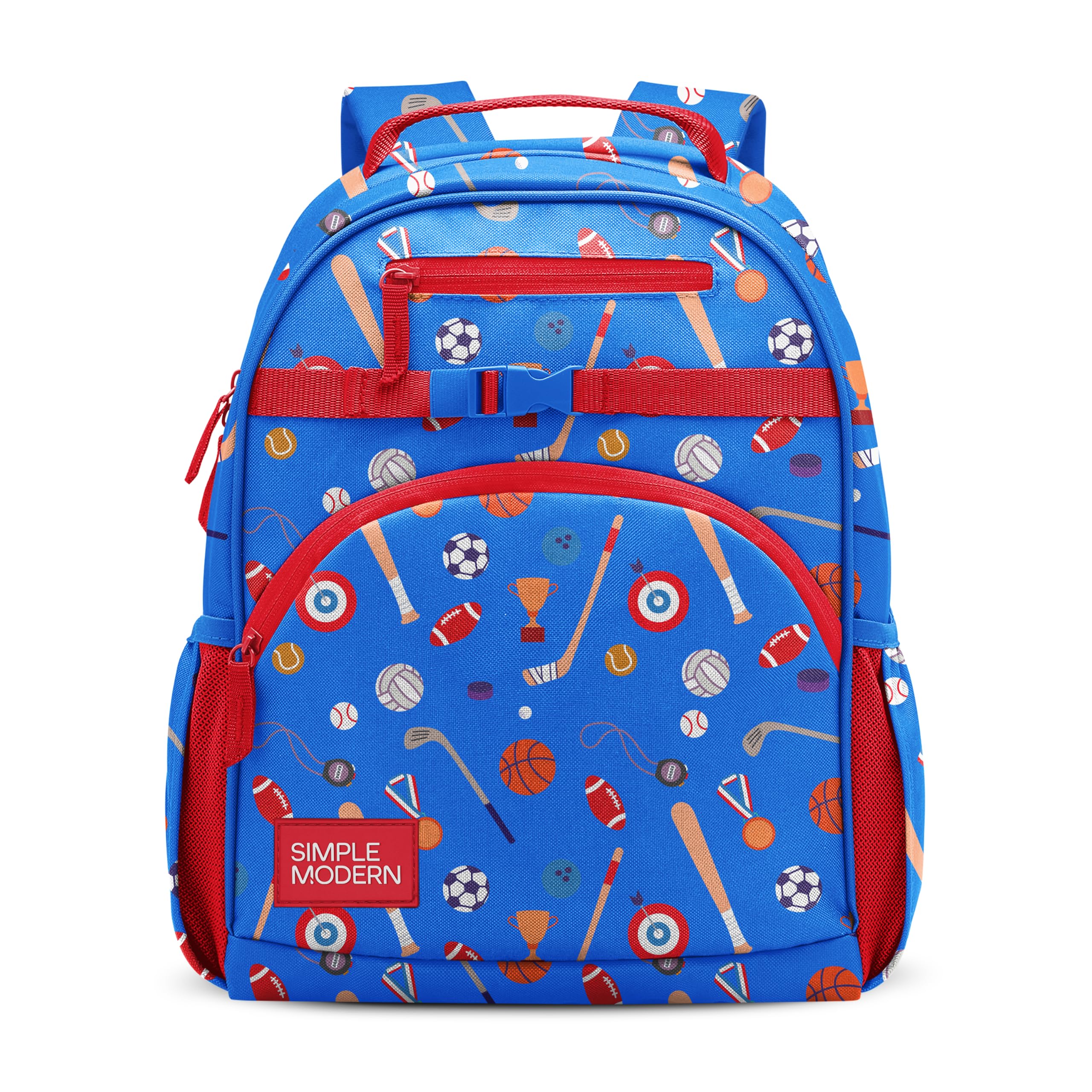 Simple Modern Medium Disney Toddler Backpack for School Girls and Boys | Kindergarten Elementary Kids Backpack | Fletcher Collection | Kids - 15" tall | Princess Rainbows