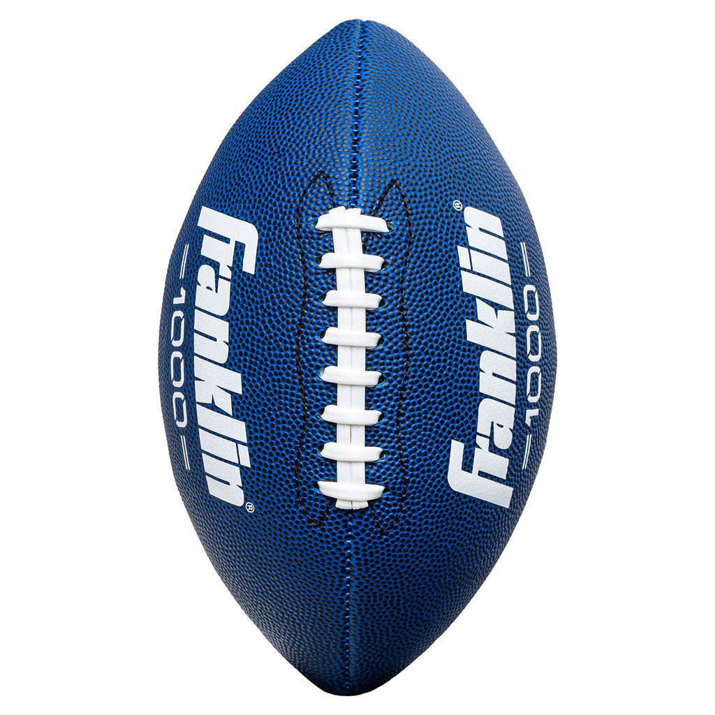 Franklin Sports Youth + Adult Footballs - Extra Grip 1000 Official Size, Junior + Pee Wee Kids - 1 + 12 Packs