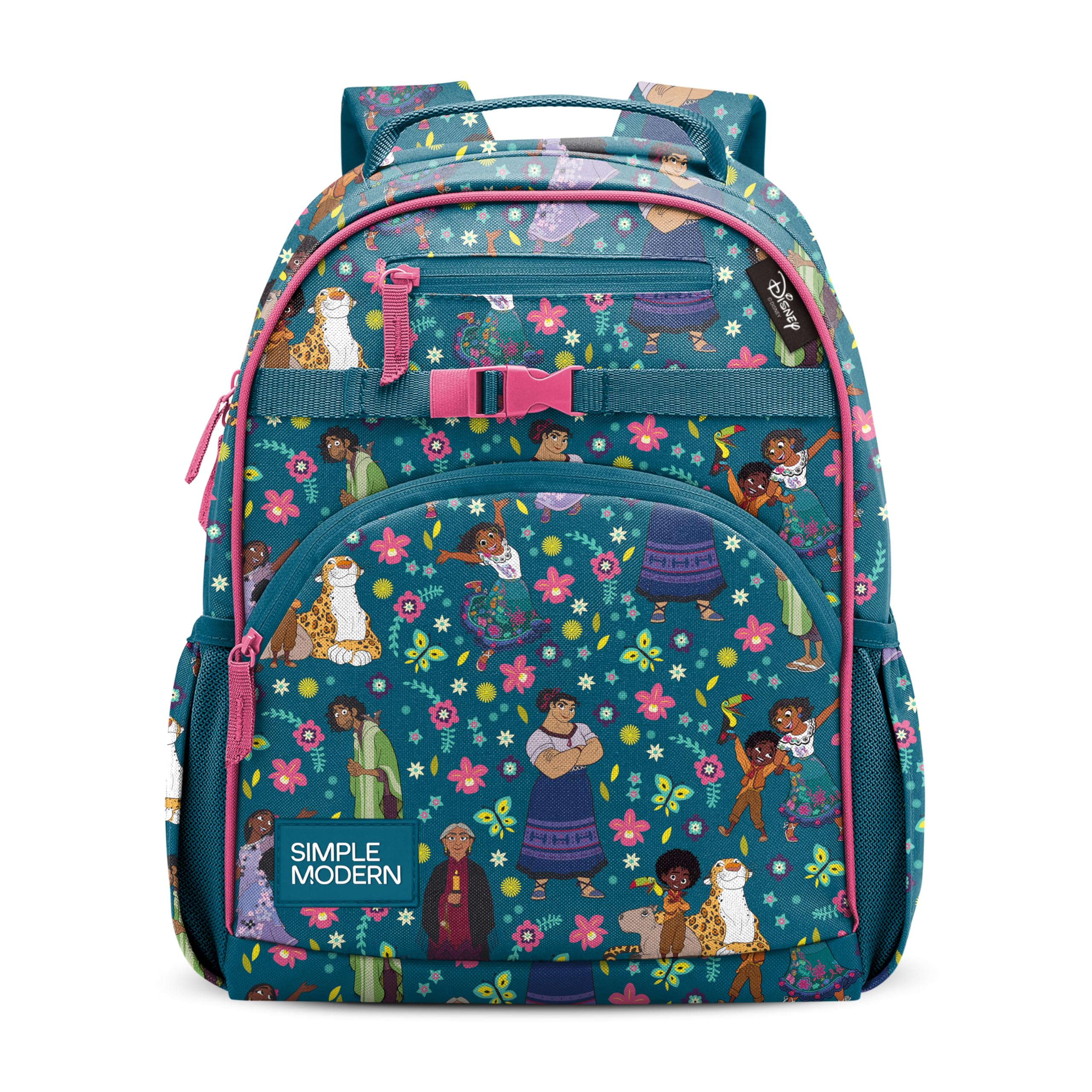 Simple Modern Medium Disney Toddler Backpack for School Girls and Boys | Kindergarten Elementary Kids Backpack | Fletcher Collection | Kids - 15" tall | Princess Rainbows