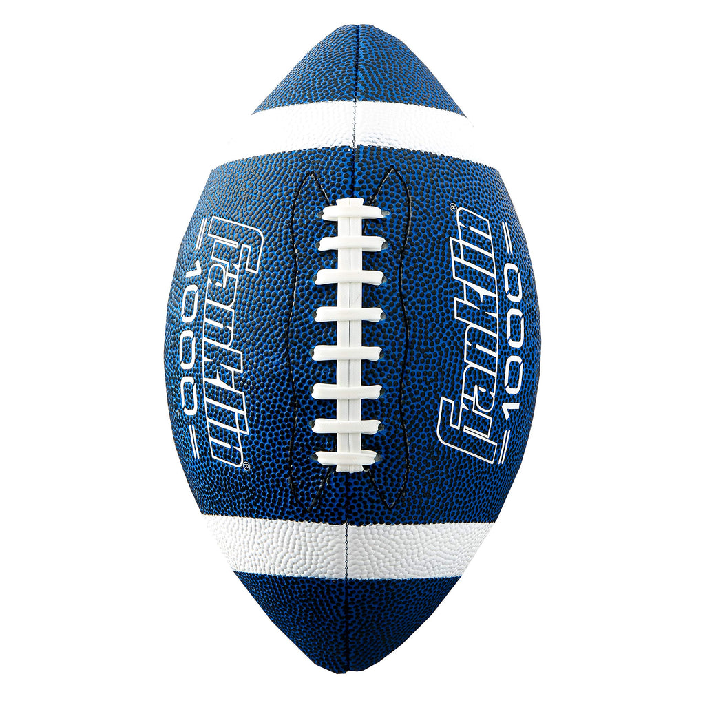 Franklin Sports Youth + Adult Footballs - Extra Grip 1000 Official Size, Junior + Pee Wee Kids - 1 + 12 Packs