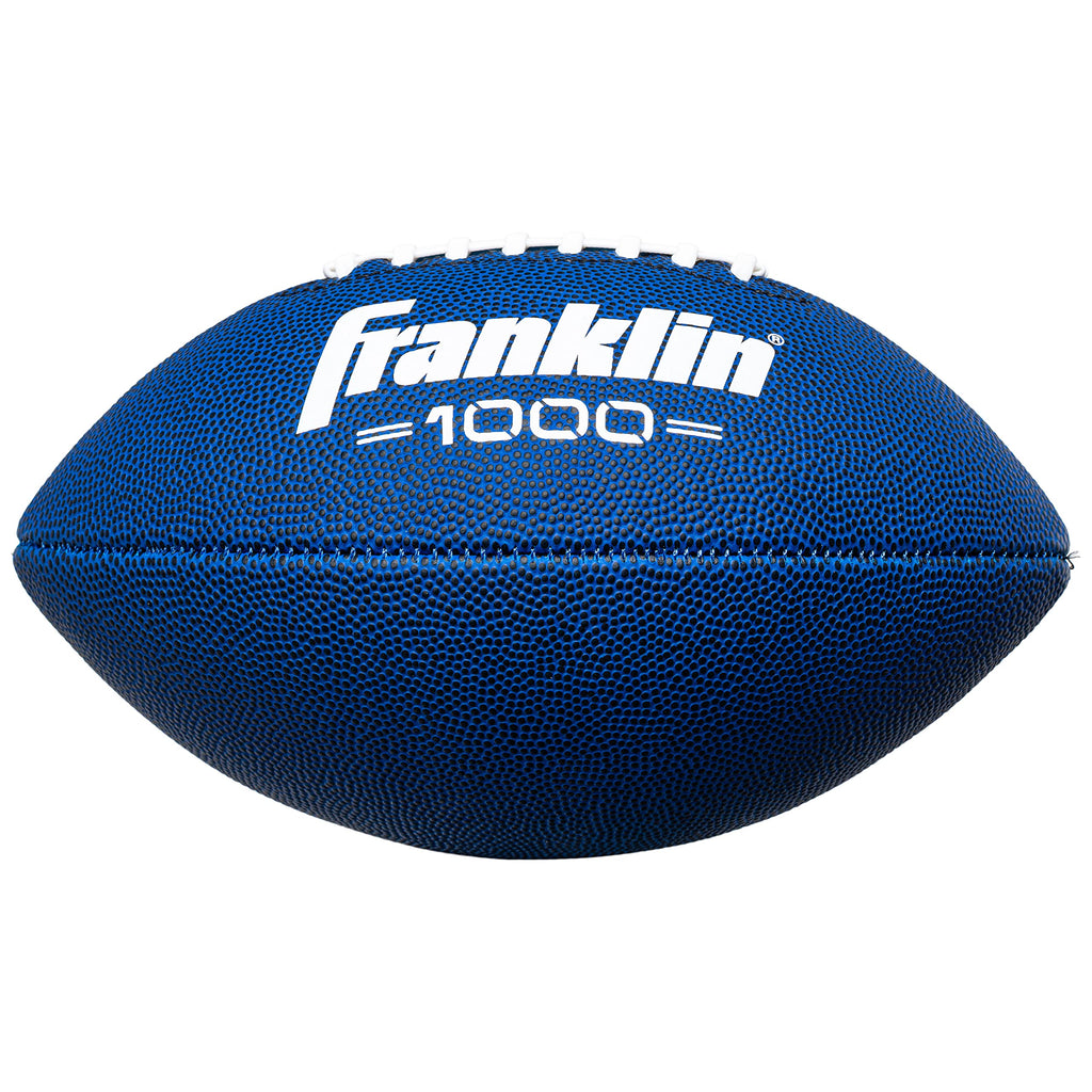 Franklin Sports Youth + Adult Footballs - Extra Grip 1000 Official Size, Junior + Pee Wee Kids - 1 + 12 Packs
